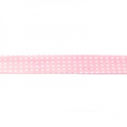 Schrägband "Punkte rosa 3m"